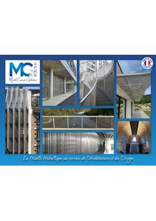 Catalogue MC&I de maille métallique décorative au service de l'architecture.