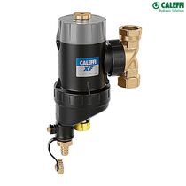 Pot de décantation magnétique avec filtre autonettoyant semi-automatique pour systèmes de chauffage | Caleffi® XF
