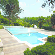 Abri plat de piscine | Neo