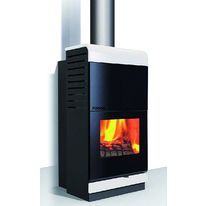 Poêle à bois avec réservoir à bûches | V5