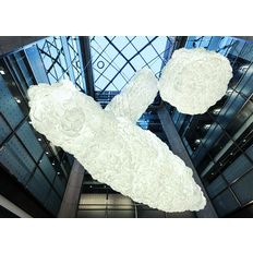 Suspension lumineuse sculpturale en forme de nuage | Mamacloud