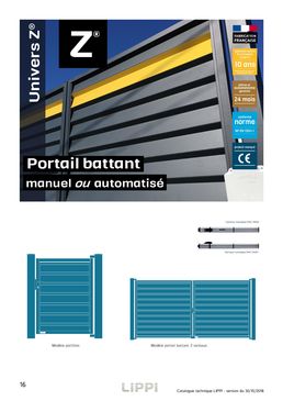 Portails et portillons battants pour des agencements extérieurs | Portail battant Z