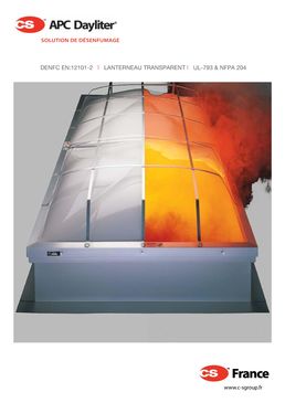 Exutoire de fumées (DENFC) pour bâtiments industriels | APC Dayliter