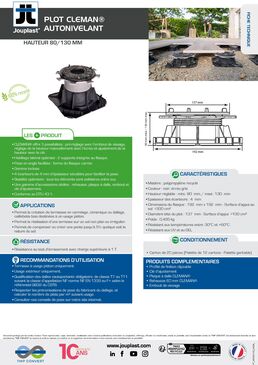 Plots autonivelants CLEMAN® pour dalles