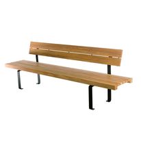 Ligne de mobilier urbain en bois et acier | Linea Light