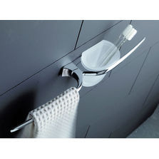 Accessoires de bain en acier et en verre | Mu