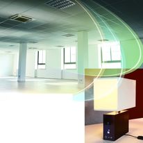 Système de sonorisation pour dalles de plafond ou cloison | Odio