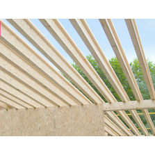 Poutre en I structurelle à membrures bois massif et âme OSB | Poutre en I Swelite