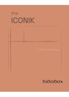 Catalogue des receveurs de douche Iconik Hidrobox by ABSARA 