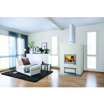 Poêle-cheminée en stéatite et faïence | Nammi