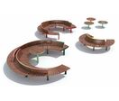 Banc, tabourets et tables pour espace urbain | LAGO 