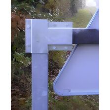 Platine d’assemblage pour poteau 80×40 mm | 1-02-2-128H