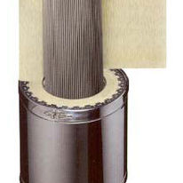 Conduit de fumée polycombustible double paroi et âme isolante | Kerastar