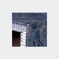 Pierres renforcés naturelles contrecollées sur panneau en nid d'abeilles | Fiber Stone Nida