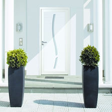 Porte d'entrée en PVC à rupture de pont thermique | INDIA