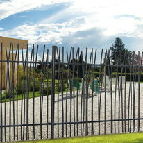 Clôture métallique imitation roseaux | Oorosoo