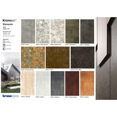 Panneaux stratifiés haute pression (HPL) décoratifs | Kronoart – Collection Elements 
