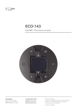 Plot lumineux solaire | ECO-143
