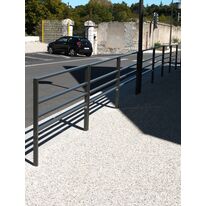 Barrière de voirie | Epure Barrière Norm en acier thermolaqué