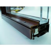 Menuiserie à profilés minces en bronze extrudé | D45
