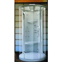 Cabine de douche avec receveur à débordement | Cristal
