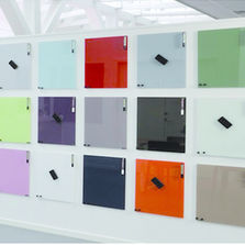 Tableau magnétique en verre pour affichage et écriture | Chat-Board