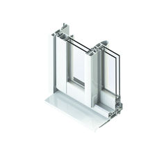 Coulissant aluminium aux lignes galbées jusqu?’à 6 vantaux | ClairéA