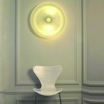 Applique murale design LED en papier blanc | Diva