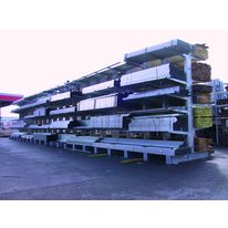 Rayonnage à colonnes et bras de soutien pour produits longs | ProfilCANT