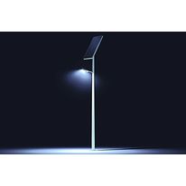 Lampadaire autonome avec panneau photovoltaïque intégré | Solium