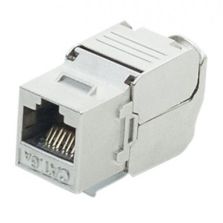 Embase blindée RJ-45 CAT. 6A pour câble monobrin ou multibrin