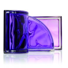 Brique de verre aspect ondulé en 16 coloris | New Colour Collection