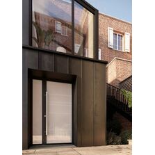 Porte d'entrée vitrée pour maison de ville en rénovation | Alu Grand Vitrage