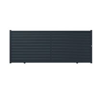 Portail coulissant Vittorio aluminium sur-mesure | LAPEYRE SERVICES