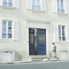 Porte d'entrée en bois de style classique | Estampe