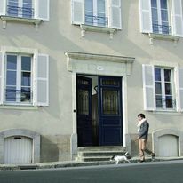 Porte d'entrée en bois de style classique | Estampe