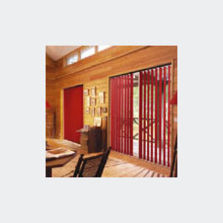 Rideau à lames verticales orientables jusqu'à 180° | Store à bandes verticales