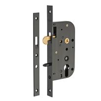 Serrure encastrable pour porte d'intérieur à mentonnet v/bc