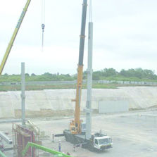 Poteau à corbeaux en béton précontraint | Poteau béton Plandal