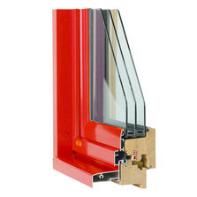 Menuiserie bois-aluminium à triple vitrage | EXTREM 66