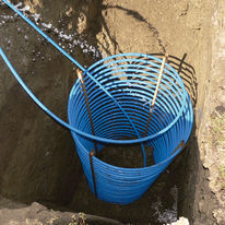 Capteur géothermique spiralé de 100 mètres de longueur | Spiral