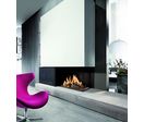 Foyer à gaz fermé à jeu de flammes élevé | Fairo Eco Prestige