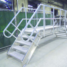 Passerelle aluminium pour franchissements d'obstacles | Saut de loup