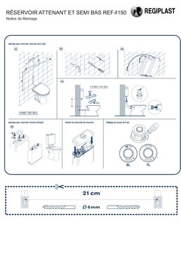 Réservoir universel attenant ou semi-bas | DUETTO  4150