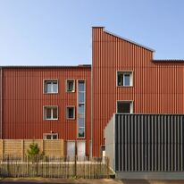 Plaques ondulées en fibres-ciment pour façade | PO5 & PO6 Coloronde