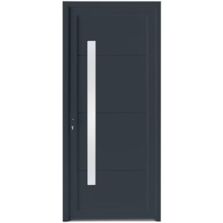 Porte d'entrée Alice PVC Gris | LAPEYRE SERVICES