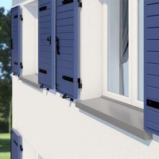 Système d'appui de fenêtre en aluminium pour façade isolée |  Protegenet Tradition