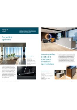 Plaques Solid Surface pour aménagement d’espaces professionnels | HIMACS