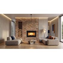 Insert à bois étanche | Gamme TERRA avec cadre acier – Best Fires