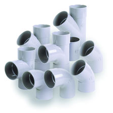 Raccords d'évacuation en PVC | Raccords PVC gris
